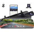 10" Touch Screen Dash Cam with Reverse Cam & WiFi product image 1