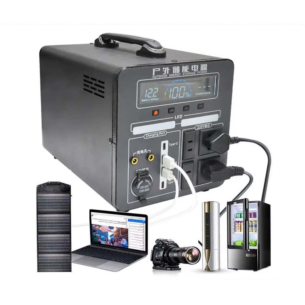 1000W Portable Power Station with 200w Solar panel product image 2