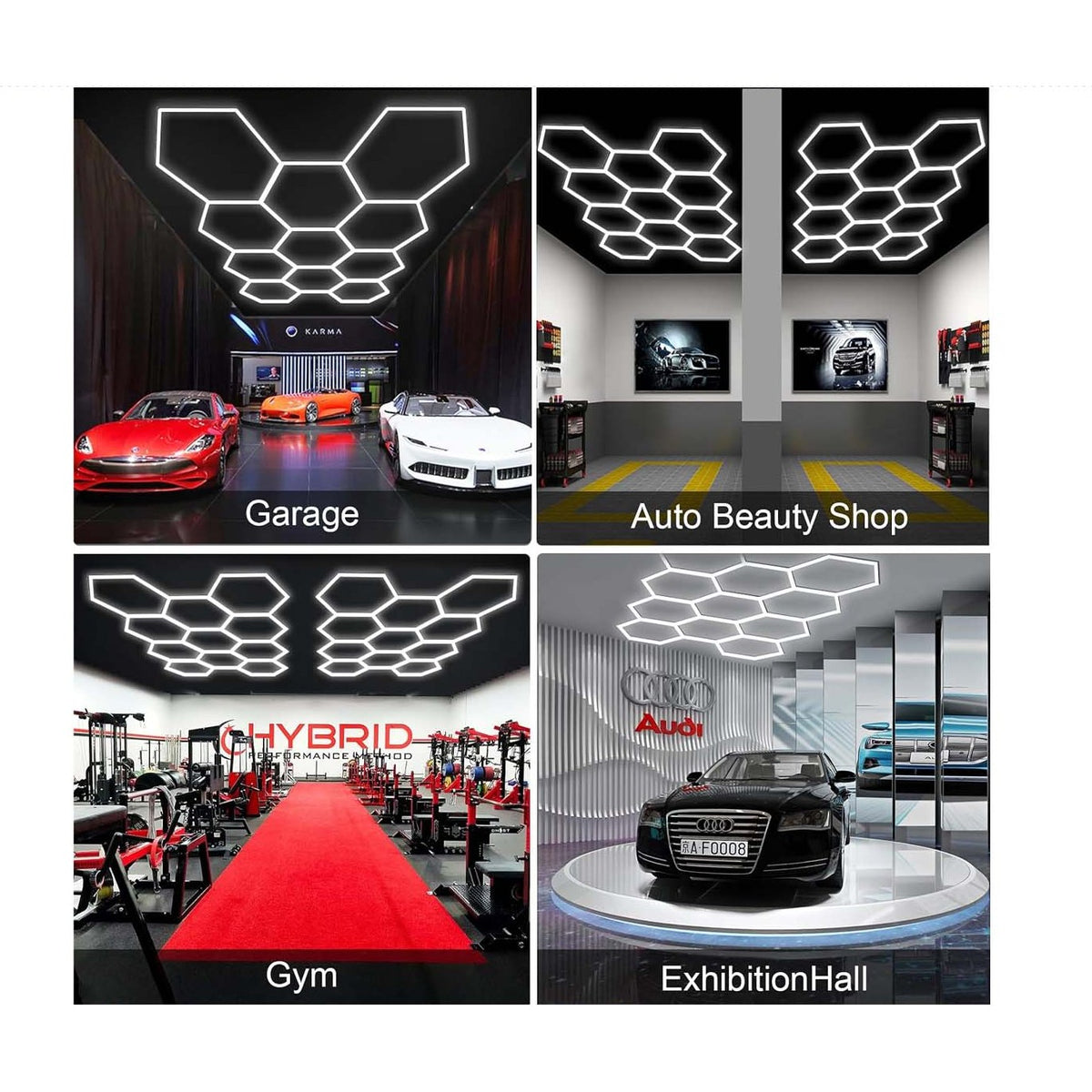 11 Hexagon LED Ceiling LED Light image 4