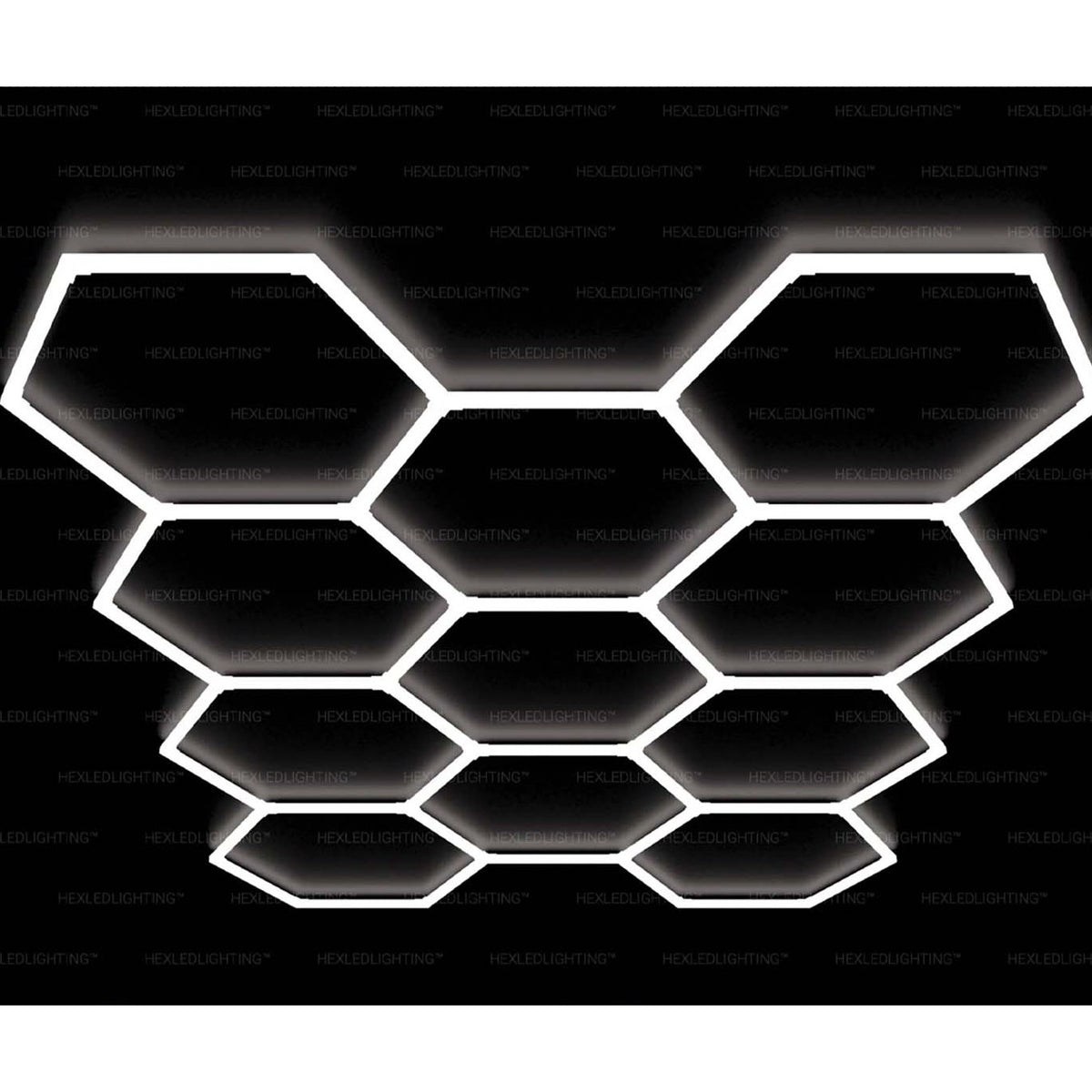 11 Hexagon LED Ceiling LED Light image 6
