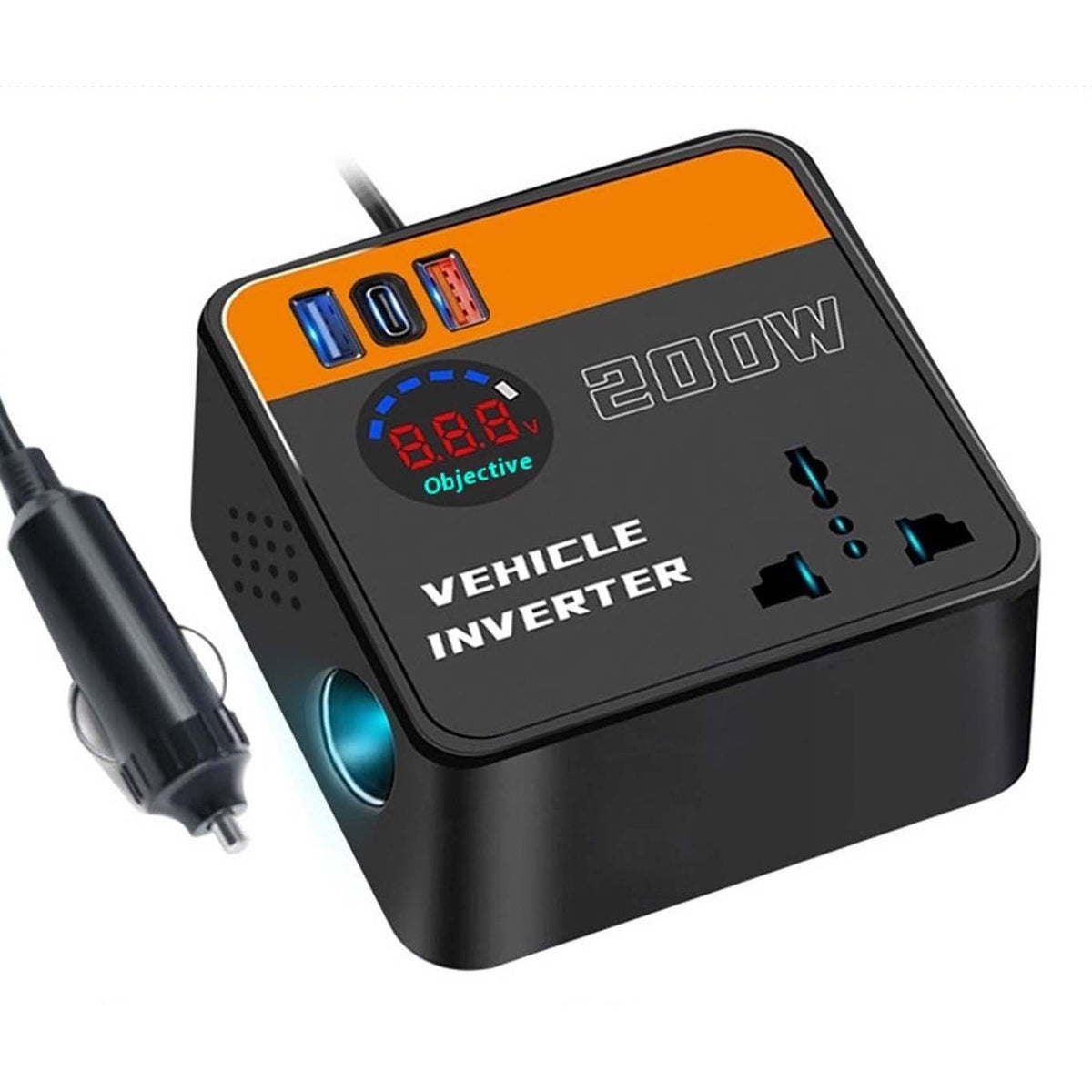 12:24V Car Inverter Converter with 200W output product image 1