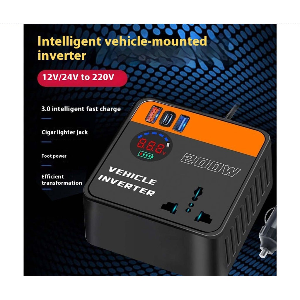 12:24V Car Inverter Converter with 200W output product image 2