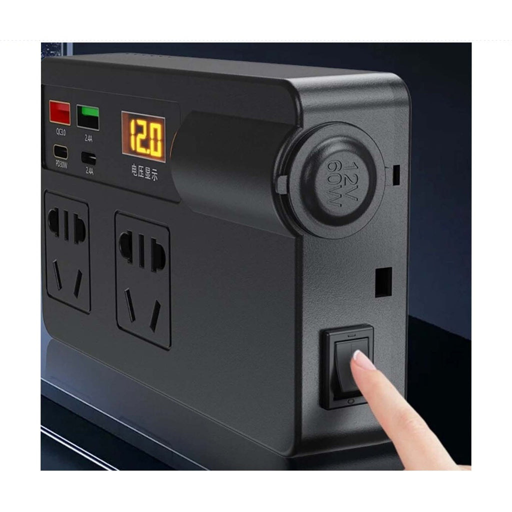 12:24V Car Inverter with Dual 200W USA output image 4