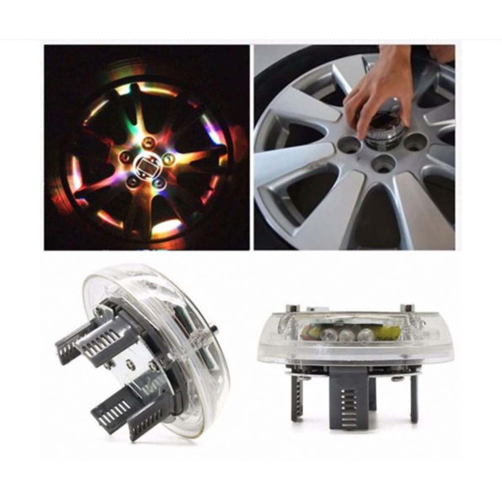 12 LED RGB Auto Solar Energy Flash Wheel Tire Rim Light image 2