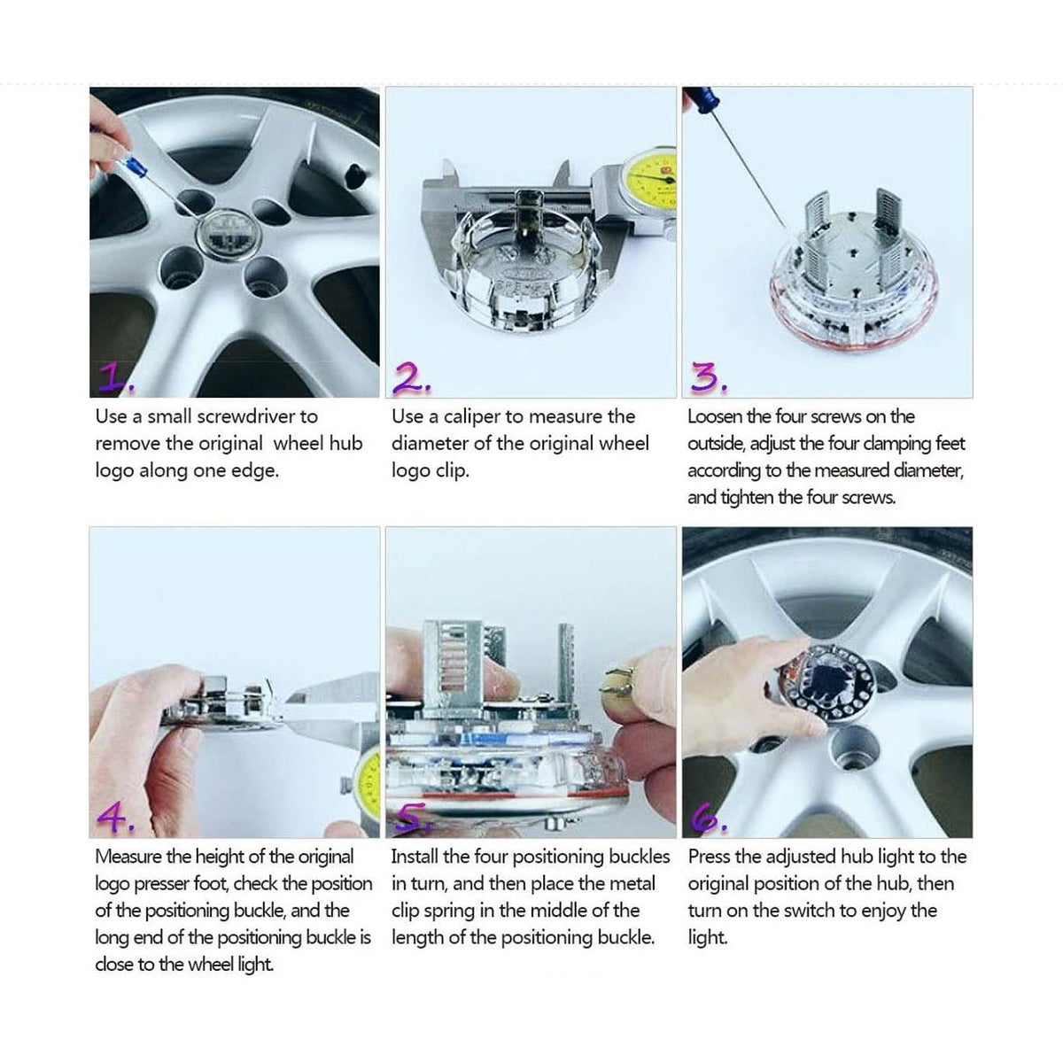 12 LED RGB Auto Solar Energy Flash Wheel Tire Rim Light image 4