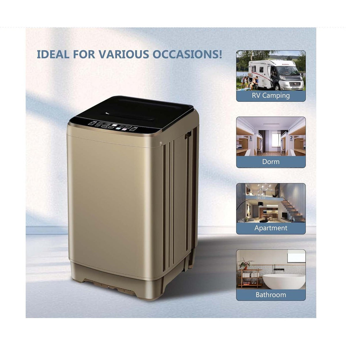12kg Top Load Automatic Washing Machine with Dryer image 3
