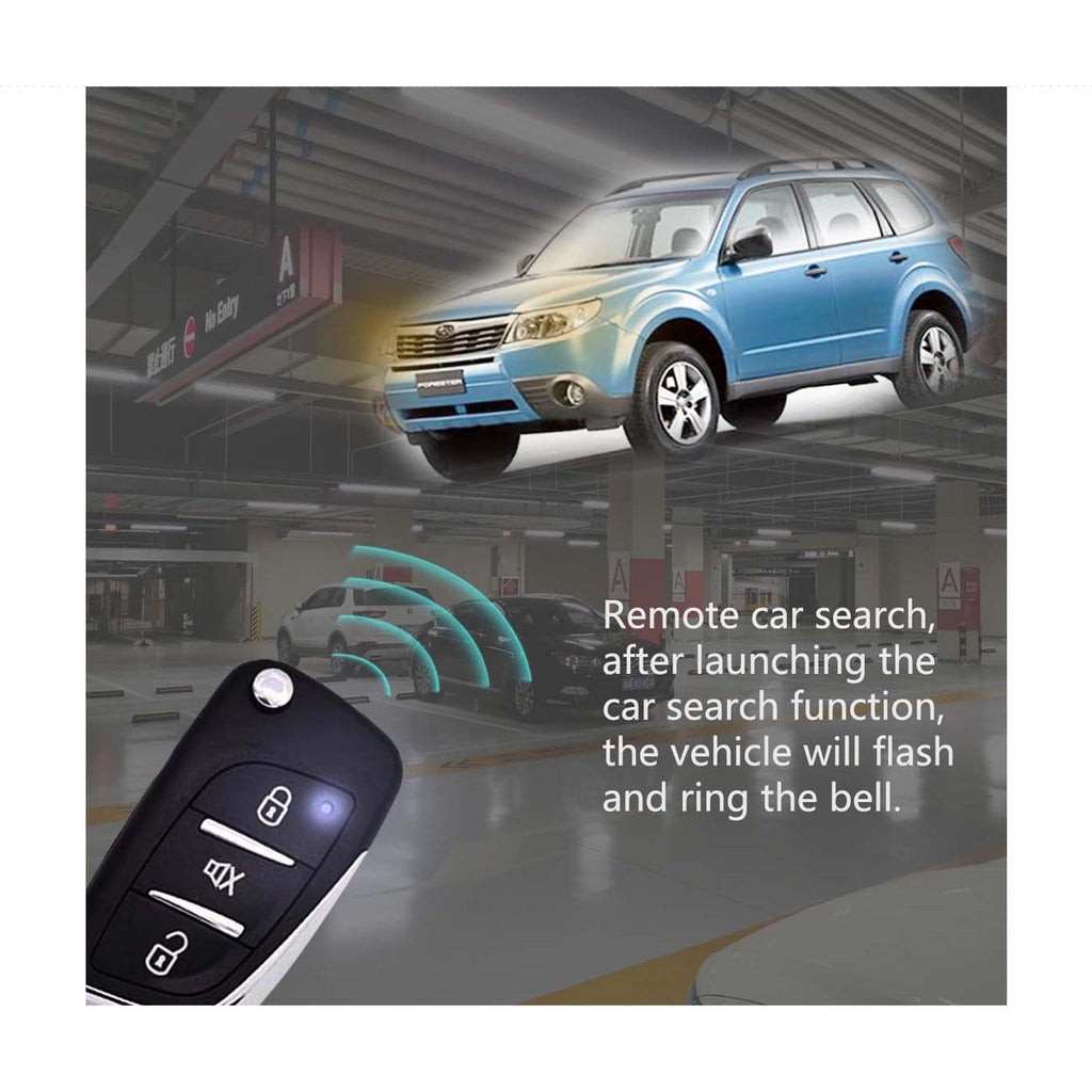 12V Universal Car Alarm System with Keyless Entry product image 4