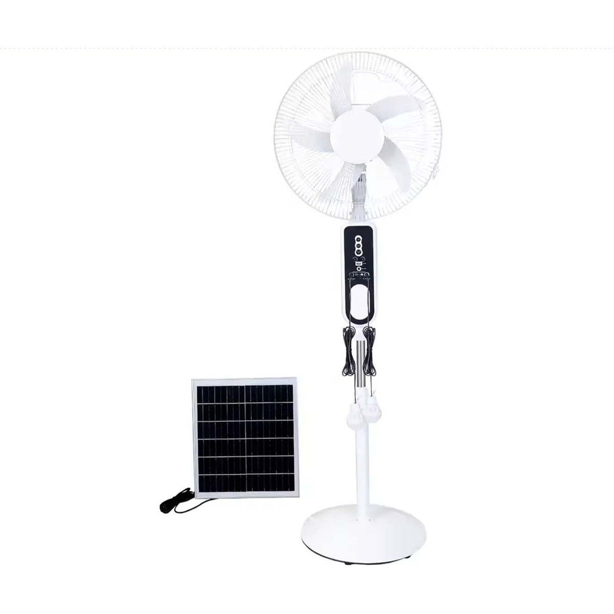 18" Solar Fan with 2 Bulb product image 1