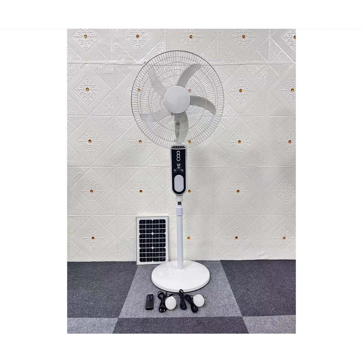 18" Solar Fan with 2 Bulb product image 4