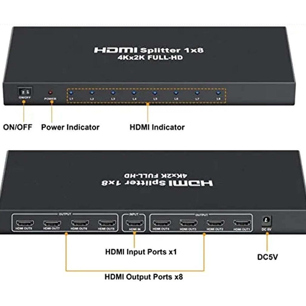 1x8 HDMI Splitter 8 Port product image 4