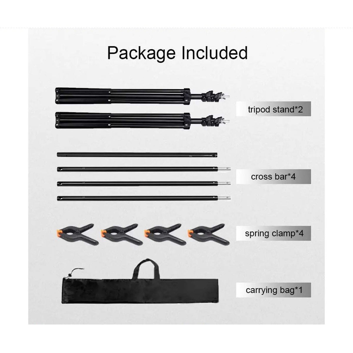 2.6*3m Background Stand Backdrop Support System Kit image 3