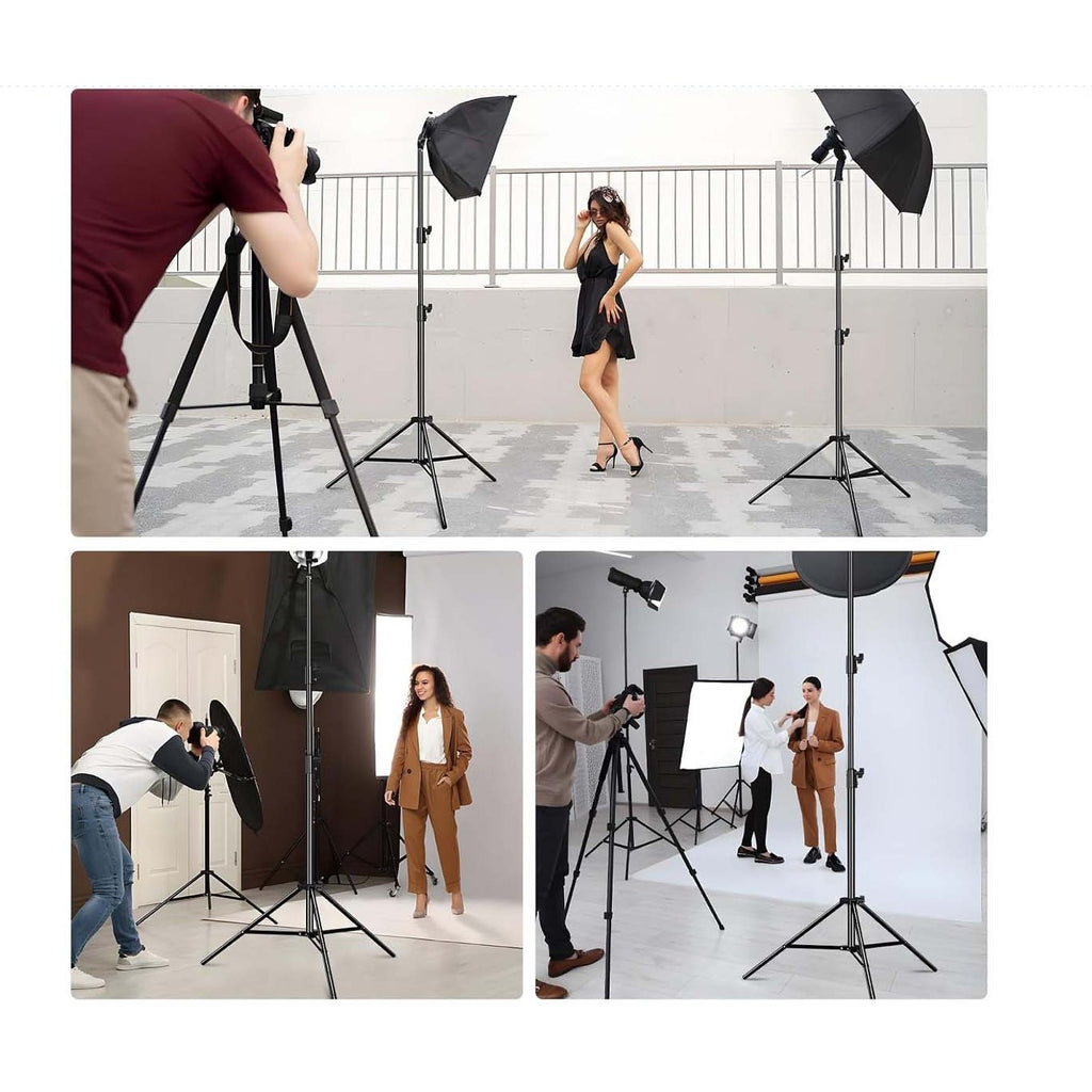2.8M Adjustable Photography Aluminum Light Stand image 4