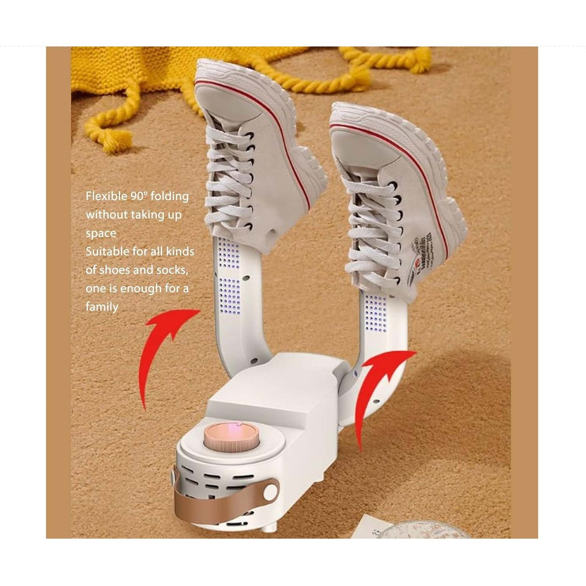 2 Arms Portable Shoe Dryer and Deodorizer product image 4