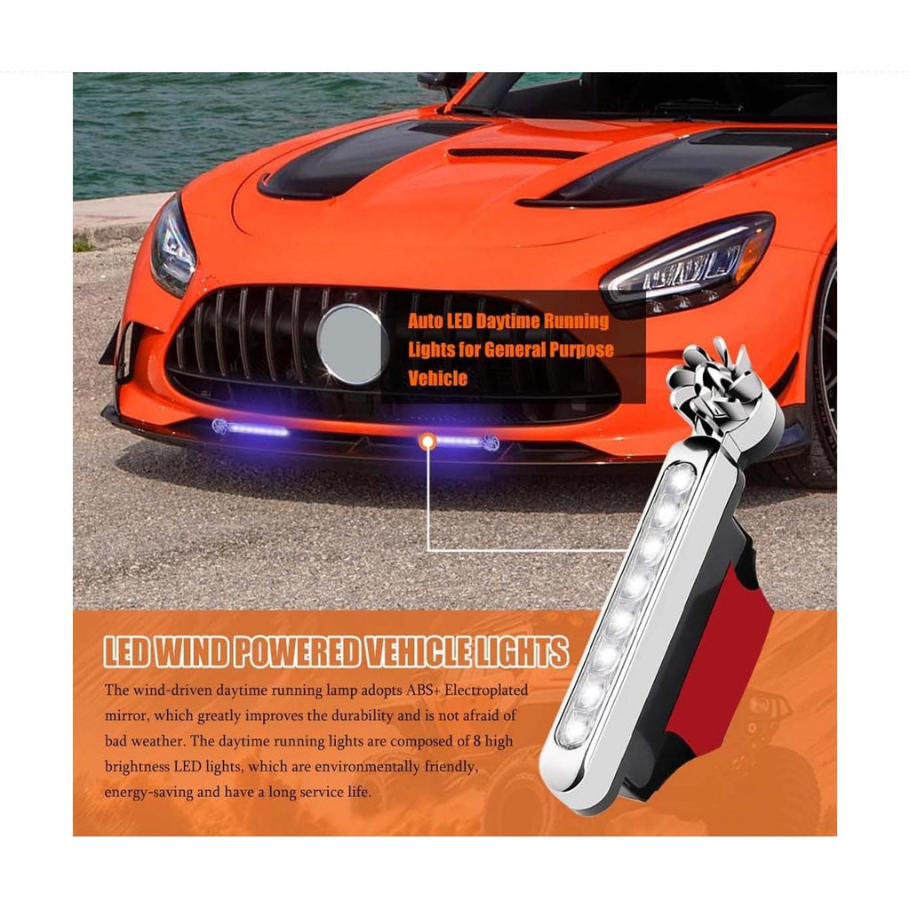 2 Pcs LED Wind Powered Vehicle Lights product image 2