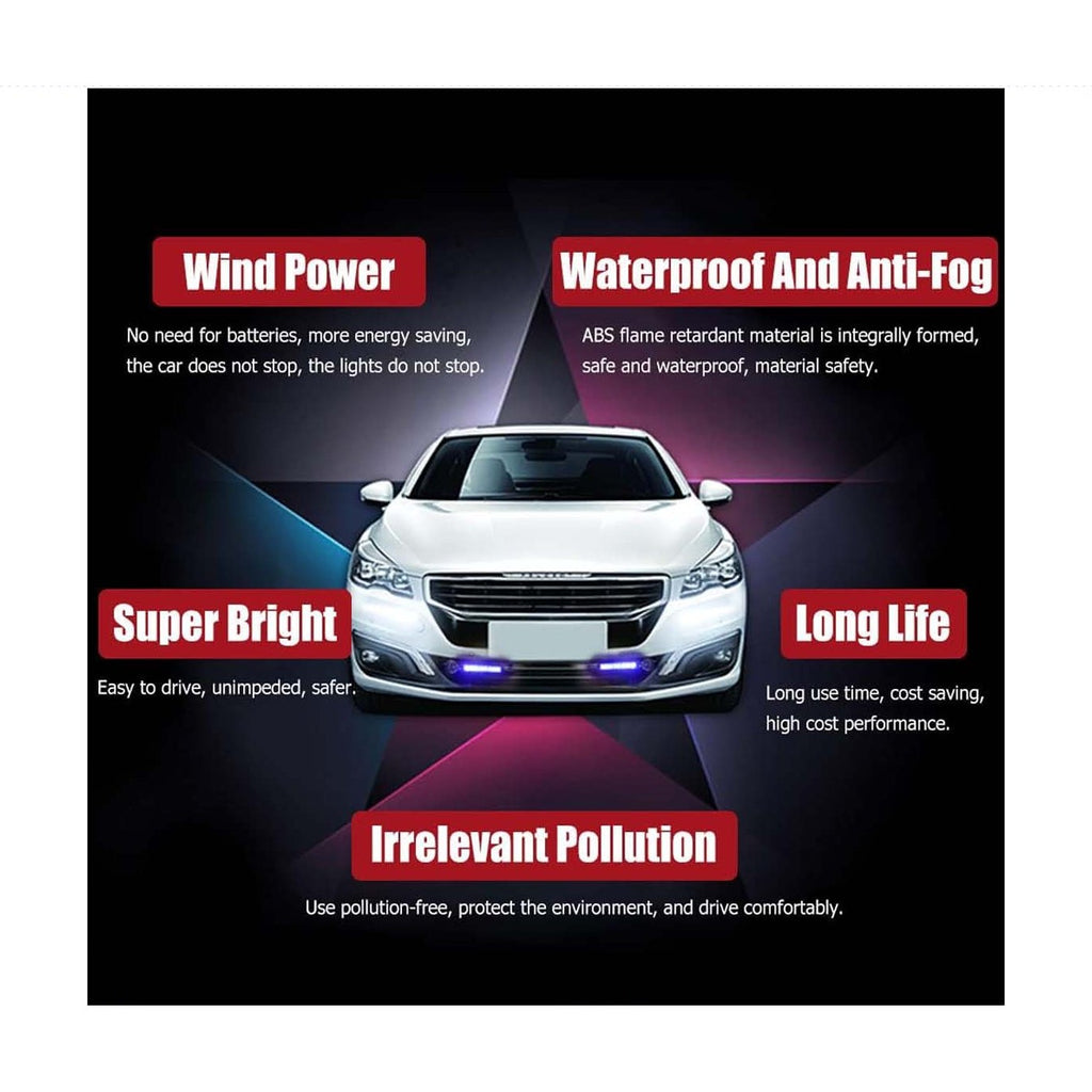 2 Pcs LED Wind Powered Vehicle Lights product image 4