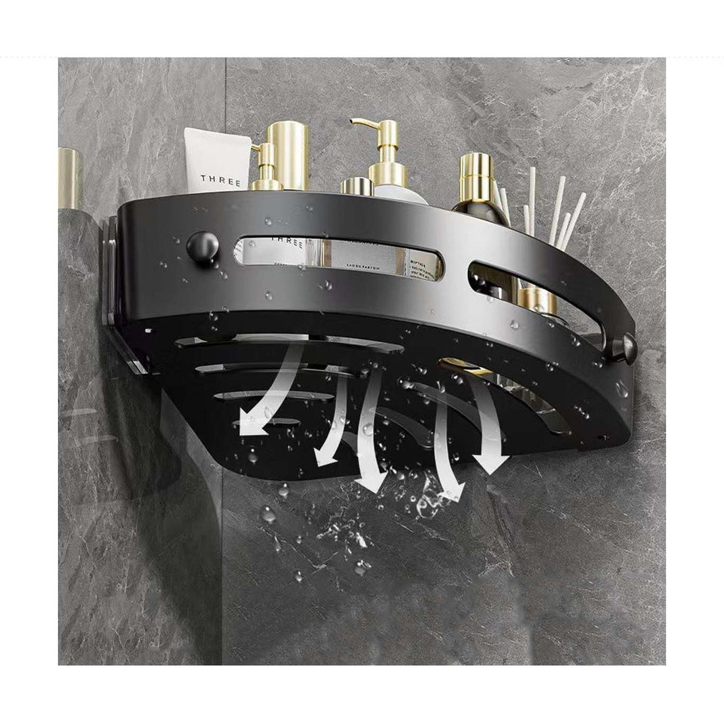 2 pcs Wall Shelf Set for Bathroom Plastic Mounted product image 3