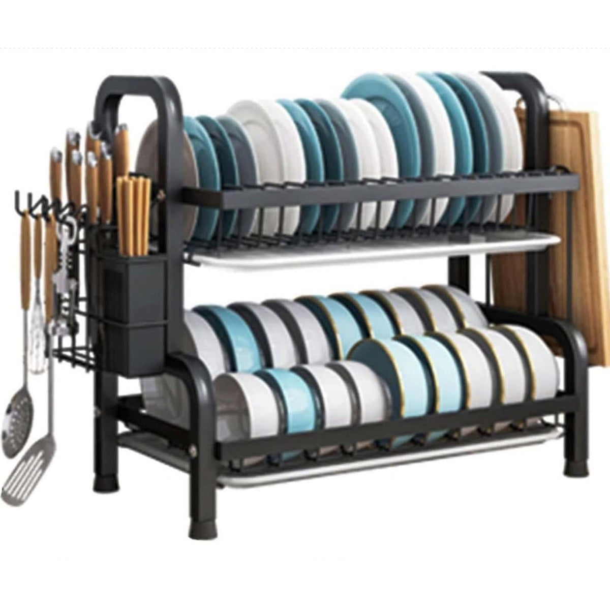 2-Tier Kitchen Dish Rack Organizers product image 1