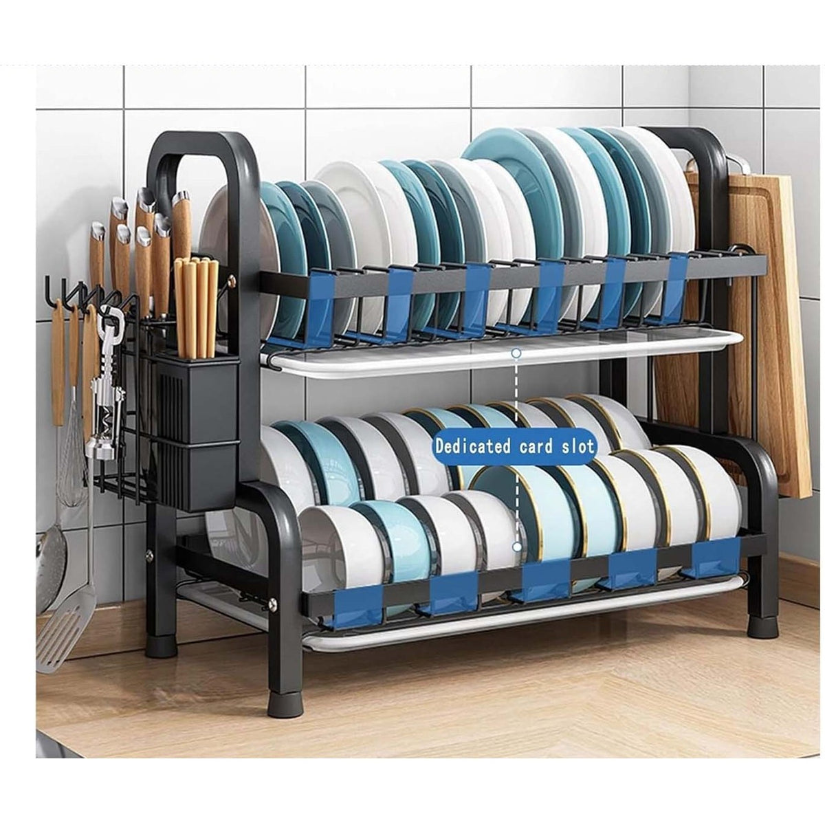 2-Tier Kitchen Dish Rack Organizers product image 2