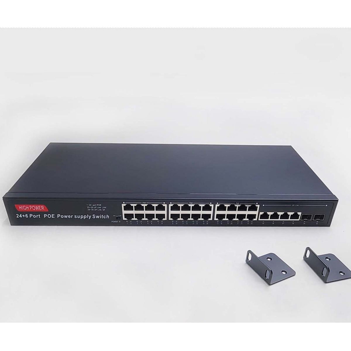 24 Port Gigabit Smart Cloud Managed POE Switch image 3