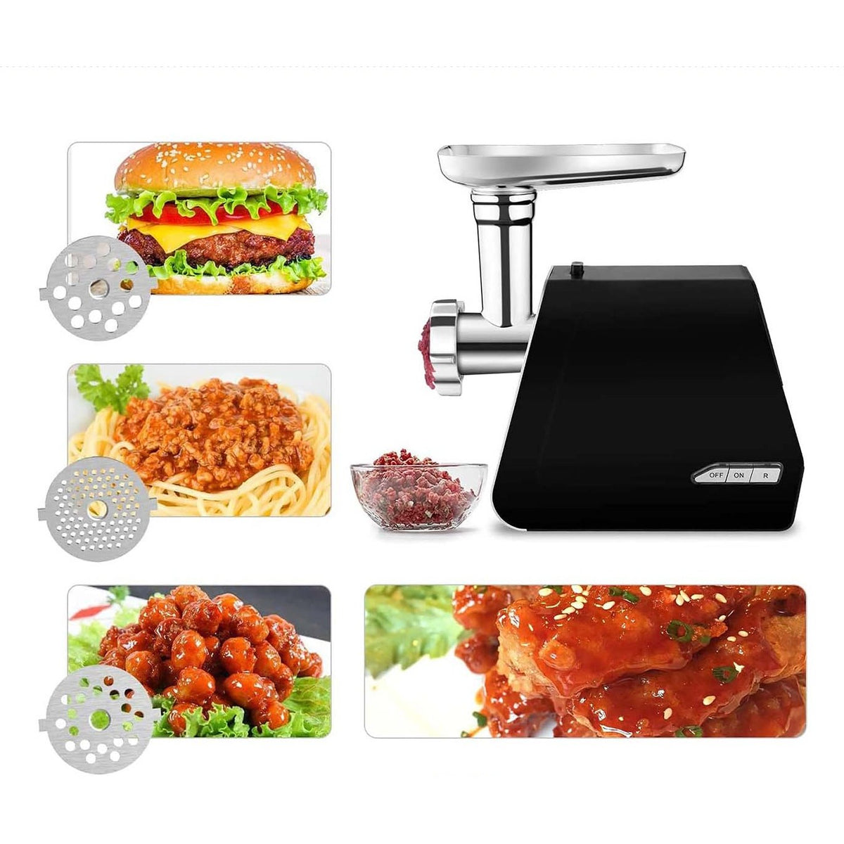 3-in-1 Stainless Steel Electric Meat Grinder product image 3