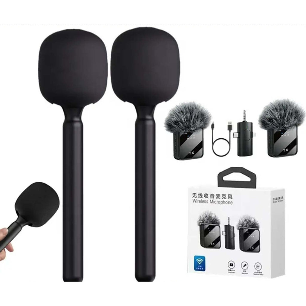 3 in 1 Wireless Mic With Handheld Stick featured image
