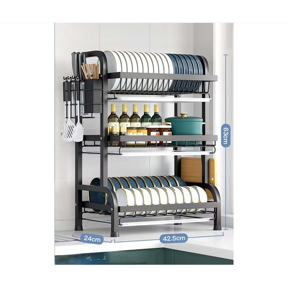 3-Tier Kitchen Dish Rack Organizers featured image