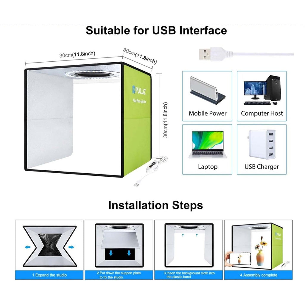 30cm Portable Ring Light Photo Studio Light Box product image 2