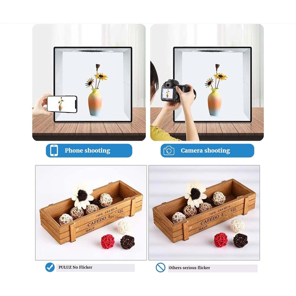 30cm Portable Ring Light Photo Studio Light Box product image 3
