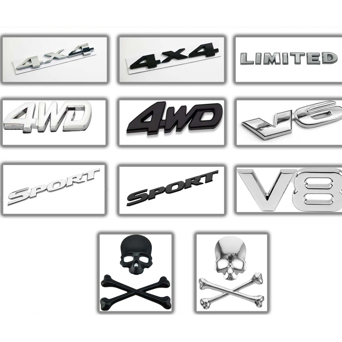 3D Car Metal Badge Sticker featured image
