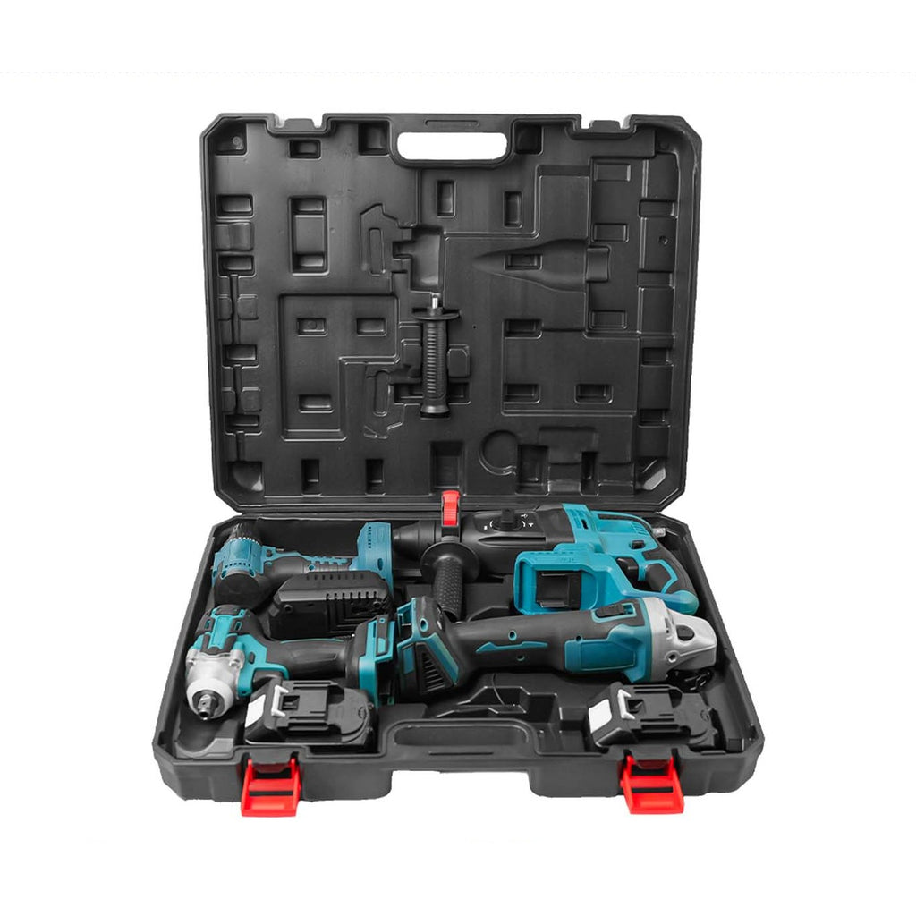 4 in 1 Rechargeable Professional Impact Drill with 3 Batteries product image 1