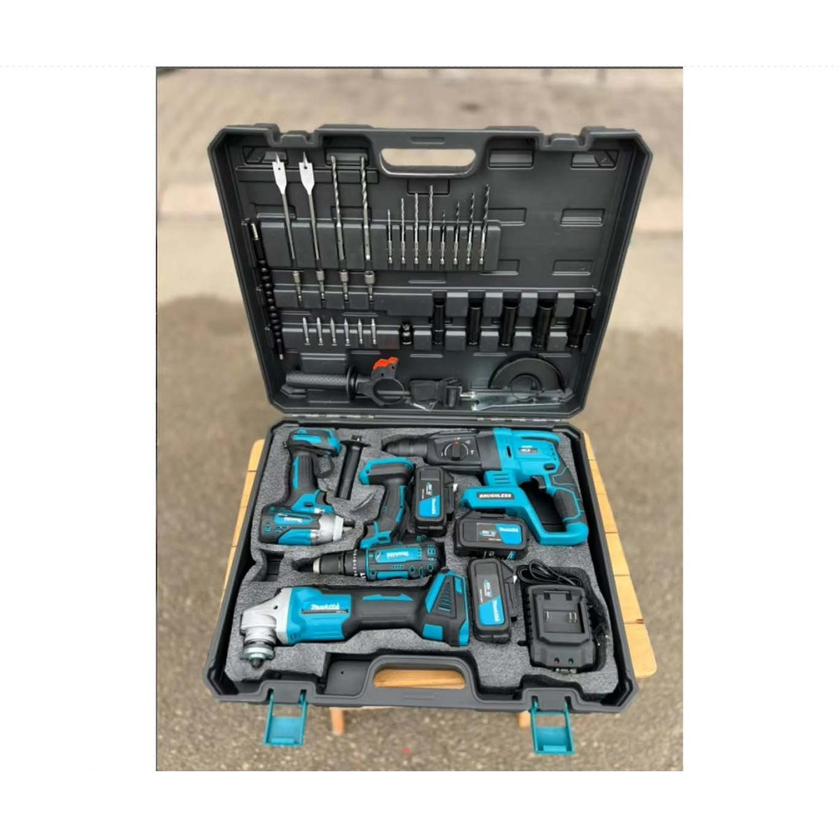 4 in 1 Rechargeable Professional Impact Drill with 3 Batteries product image 2