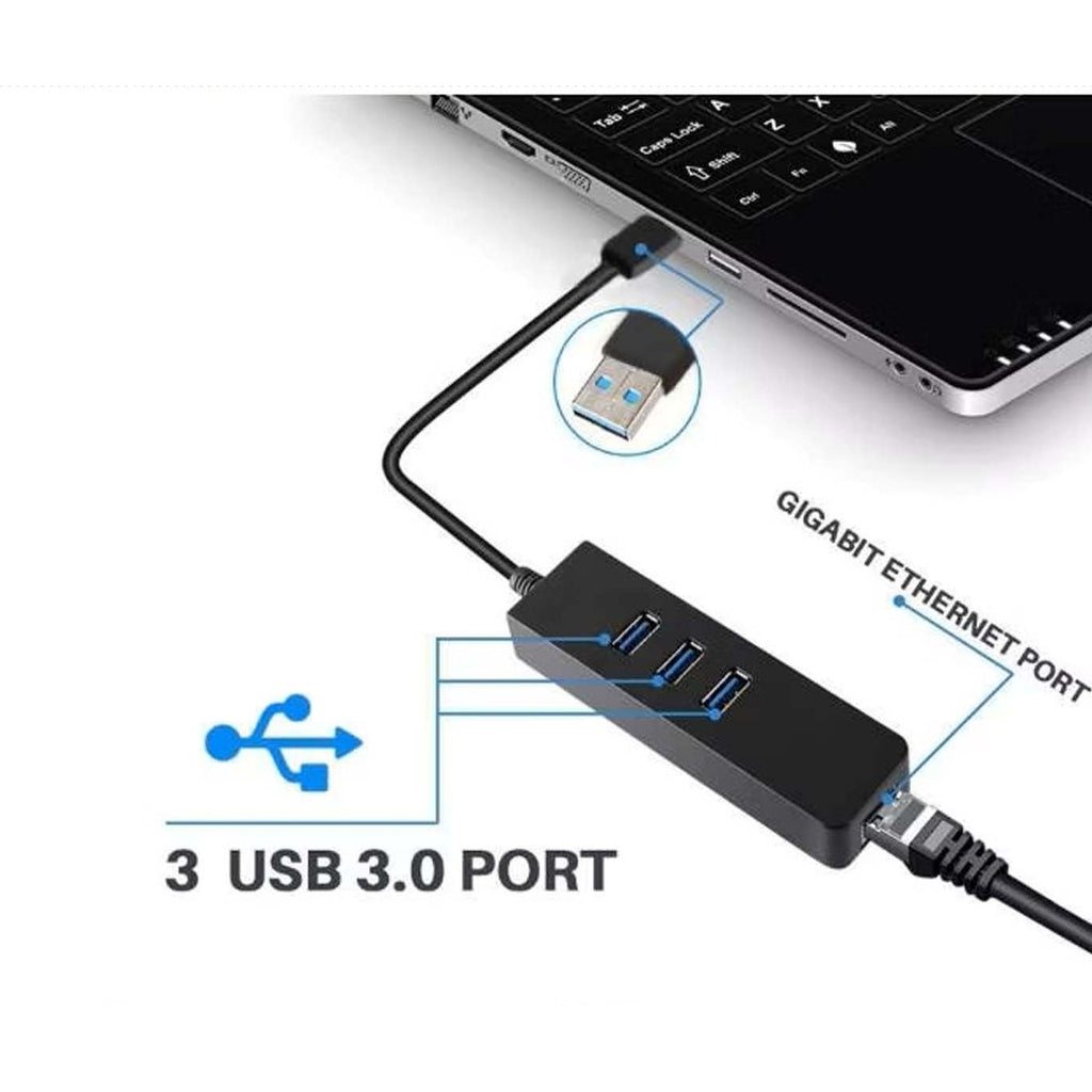4-in-1 USB Hub with Ethernet product image 3