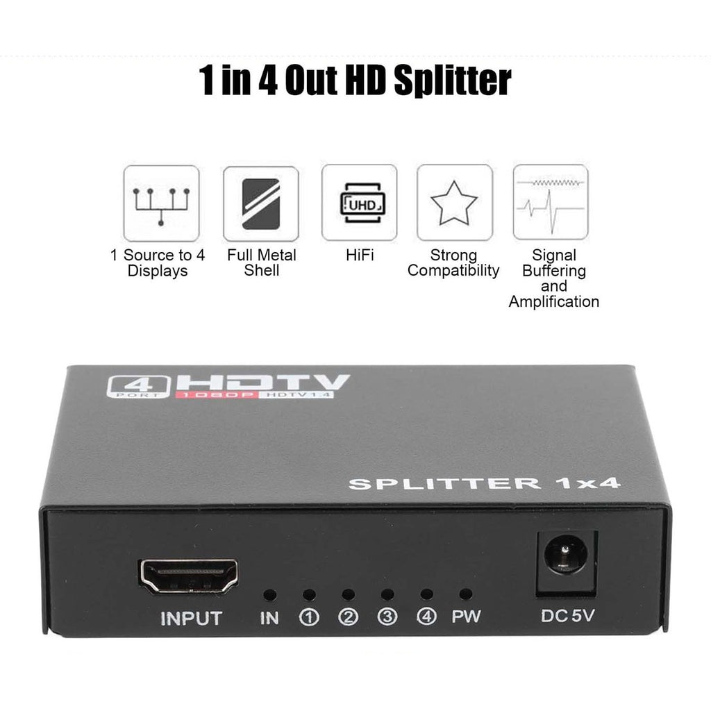 4 - Port Plug and Play HDMI Splitter product image 3