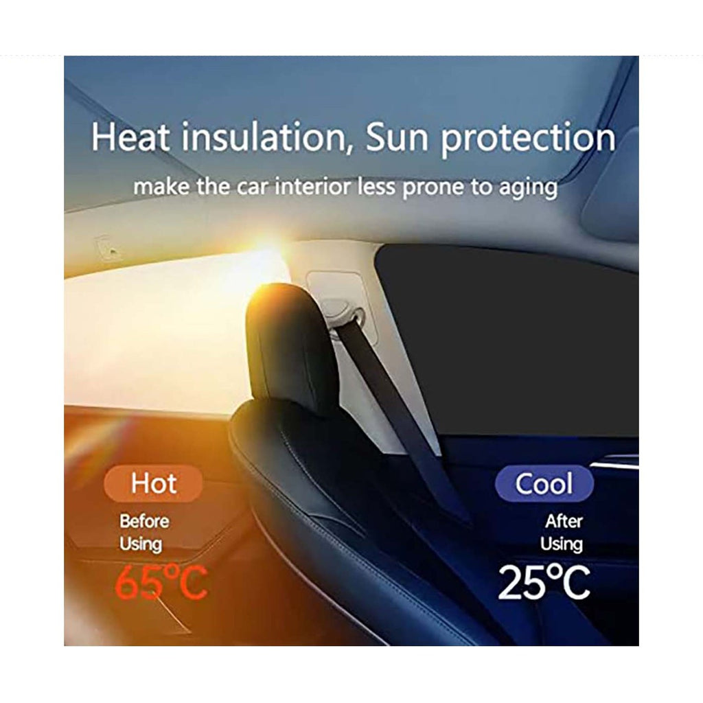 4pcs Magnetism Car Side Window Sun Shades Privacy Curtains product image 3