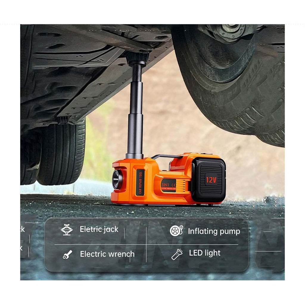 5 in 1 Electric Hydraulic Car Jack with Wrench image 2