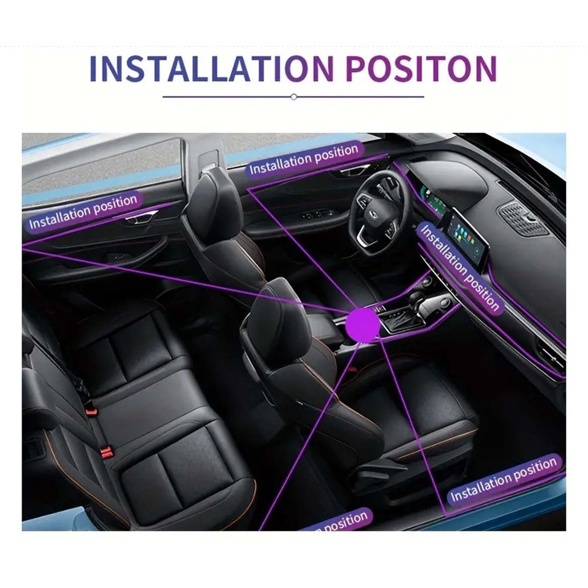 5 in 1 LED Interior Ambient Light product image 4