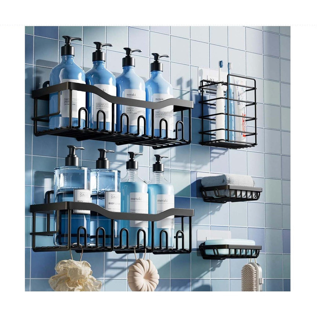 5 Pack Bathroom Organizer Rustproof Carbon Steel product image 1