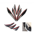 6pcs Front Lip Splitter Fins Car Body Kit Decoration product image 1