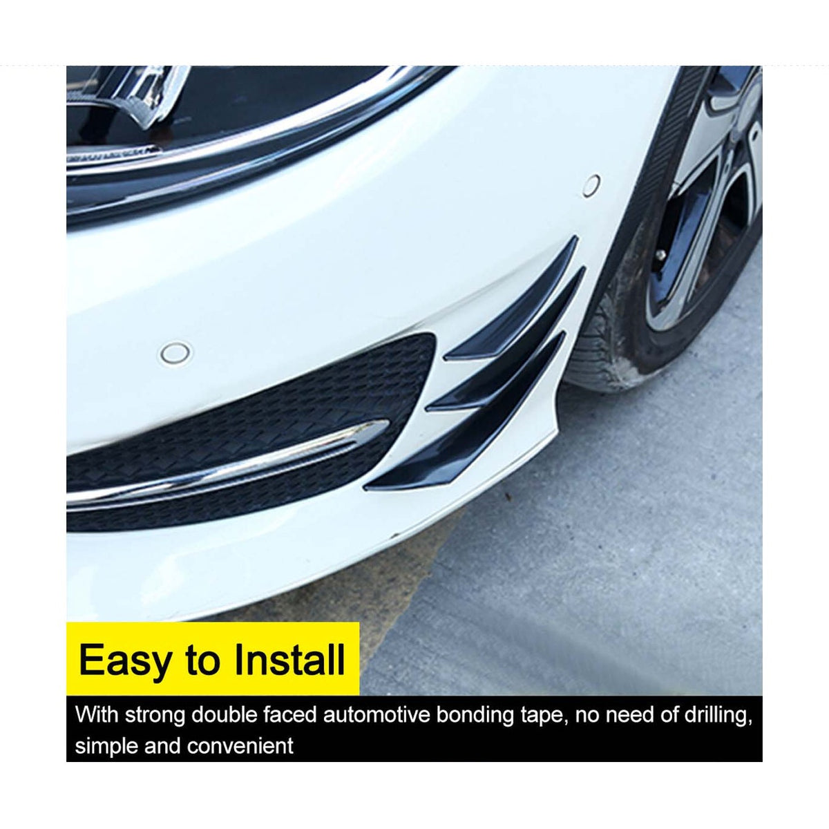 6pcs Front Lip Splitter Fins Car Body Kit Decoration product image 4
