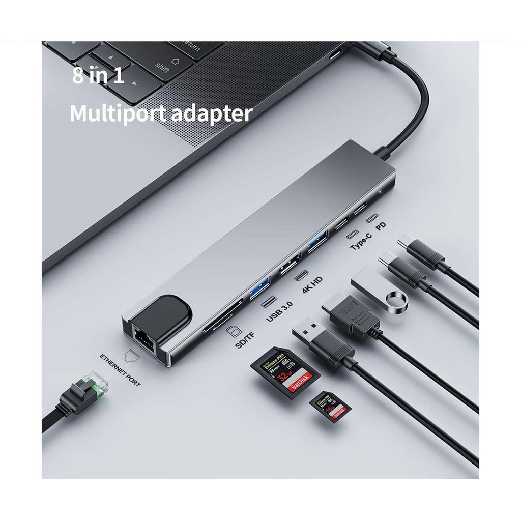 8 in 1 USB C Hub image 2