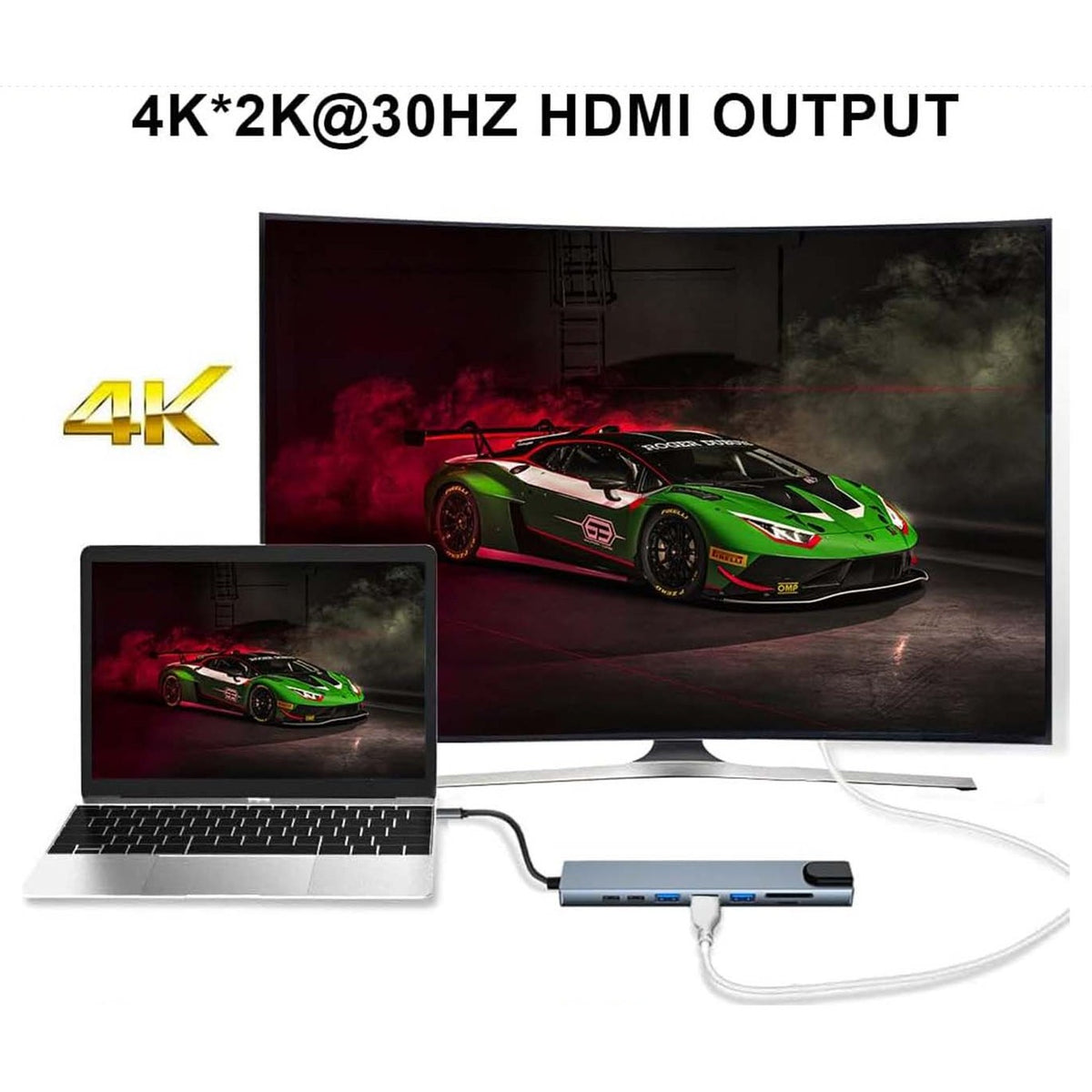 8 in 1 USB C Hub image 3