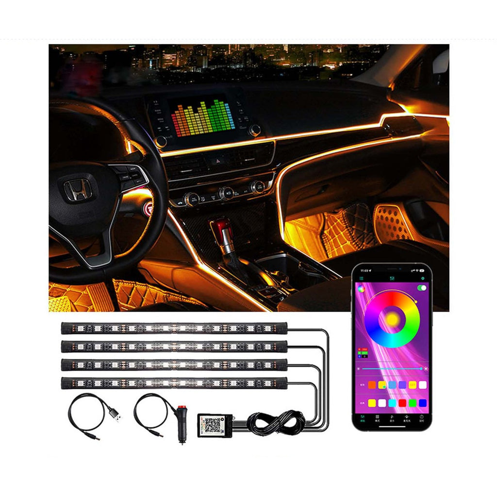 9 in 1 LED Interior Ambient Light and Footwell light for Car product image 3