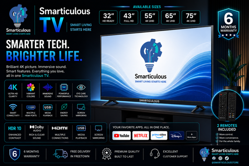SMARTICULOUS FRAMELESS SMART TV