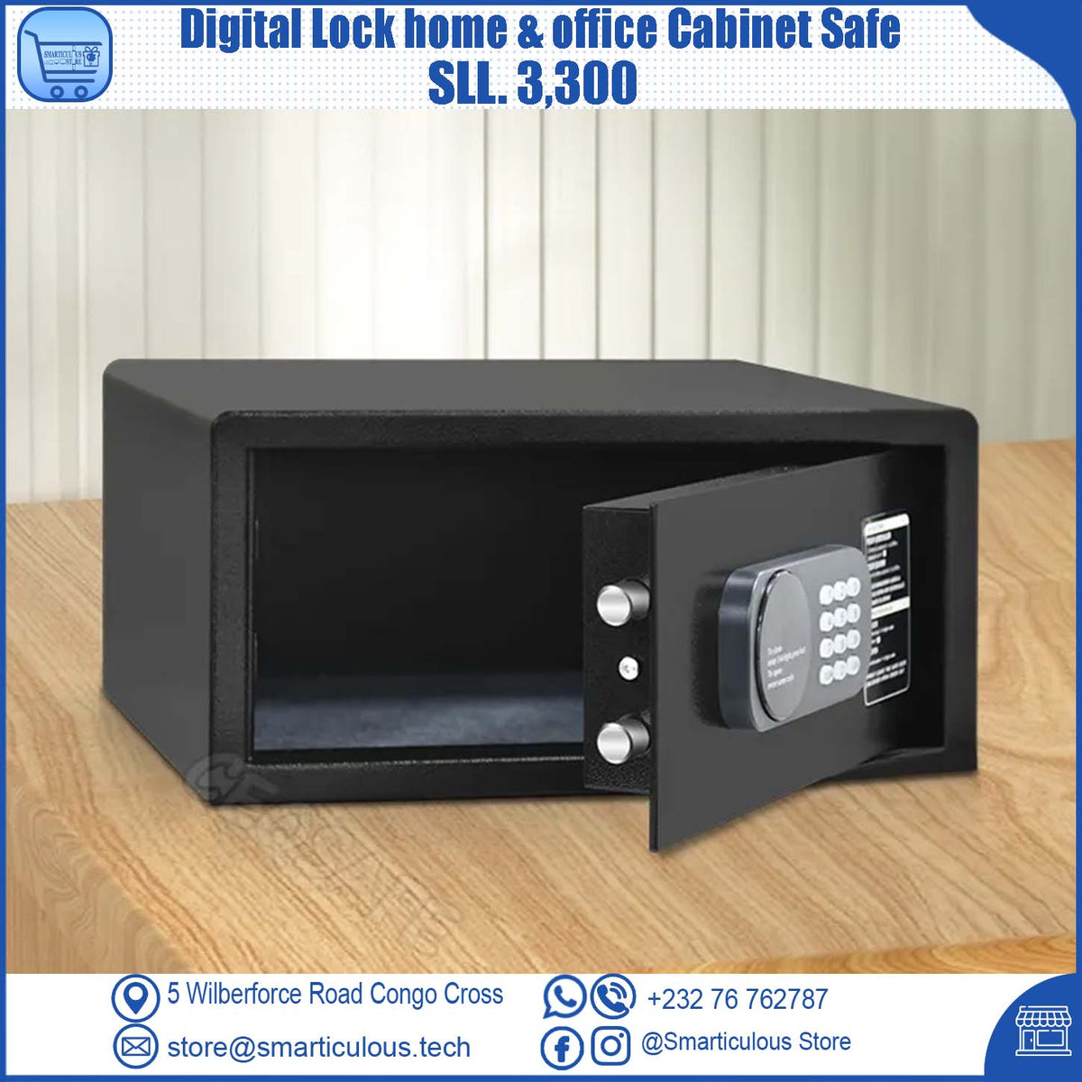 Digital Lock Home and Office Cabinet Safe