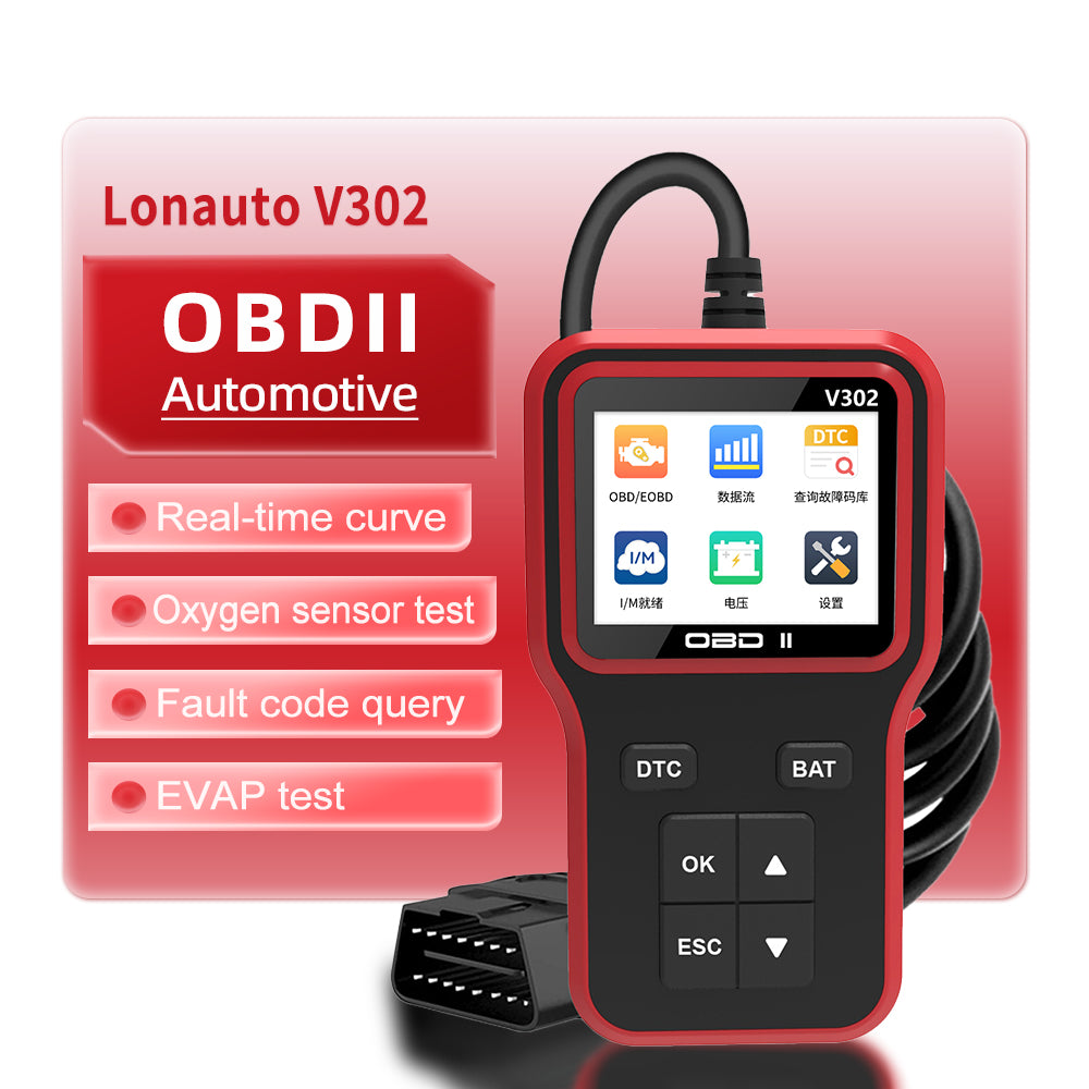 V302 Car OBD Tester