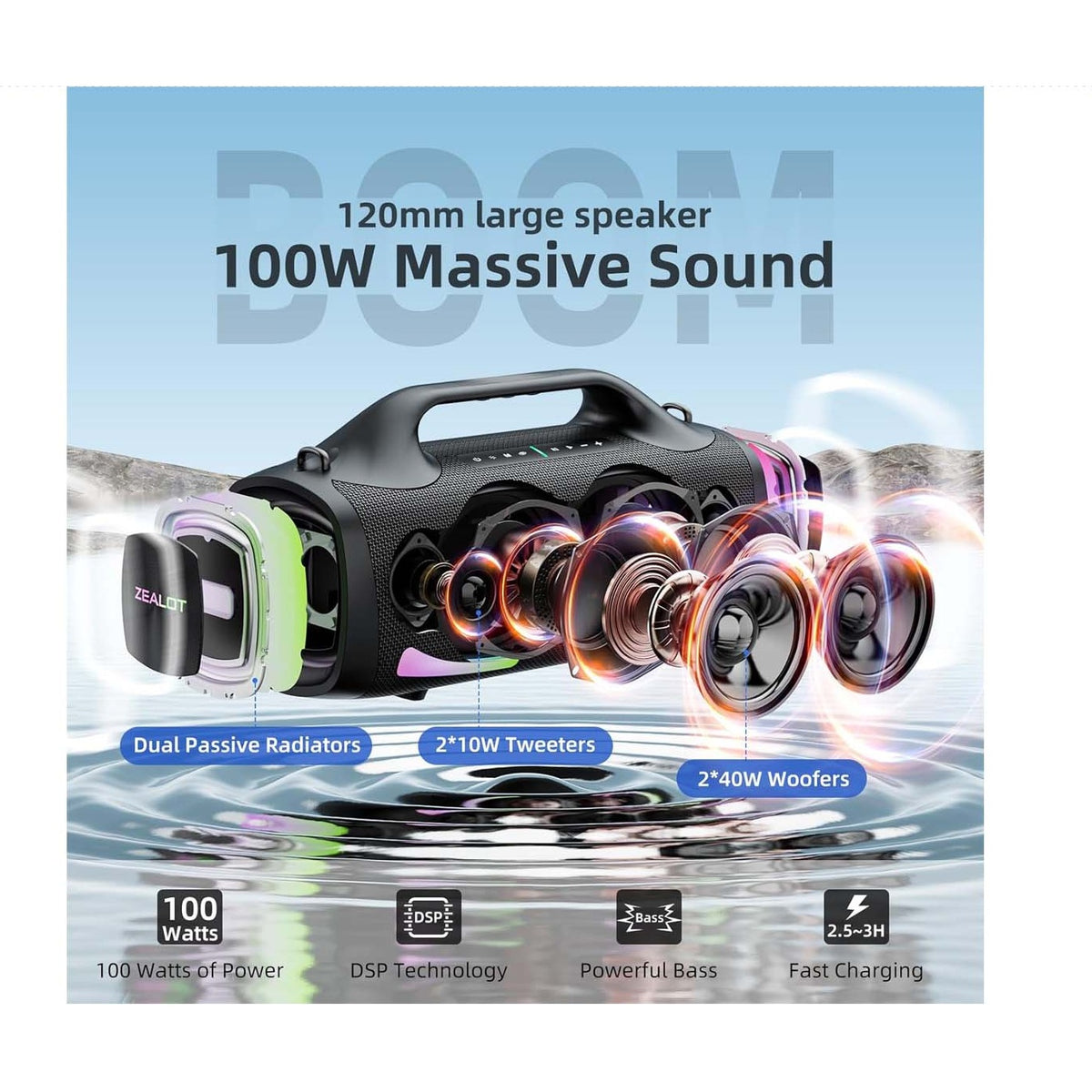 Zealot S79 Bluetooth Speaker product image 2